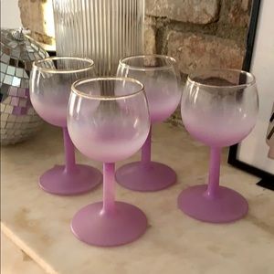 Blendo vintage wine glasses